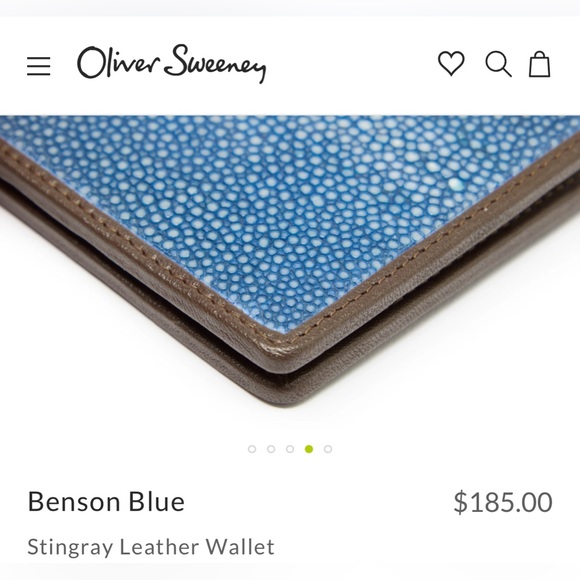 Oliver Sweeney Bags Mens Oliver Sweeney Stingwray Leather Benson